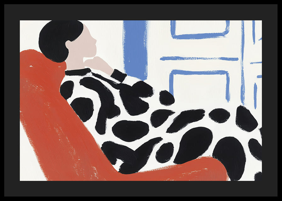 Un elegante mix di eleganza rilassata e arte moderna-12