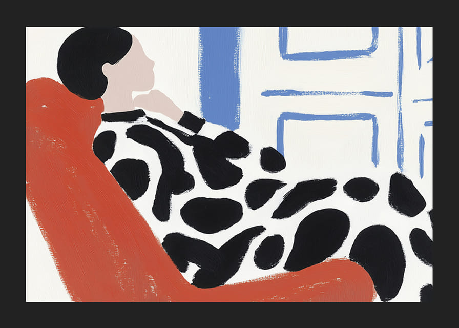 Un elegante mix di eleganza rilassata e arte moderna-12