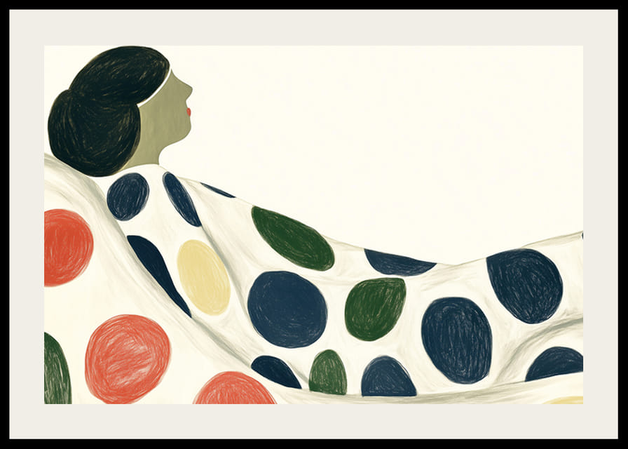 Elegans undersöks genom färgglada cirklar och mjuka linjer-12