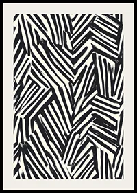 Dynamic black and white lines create visual energy-2