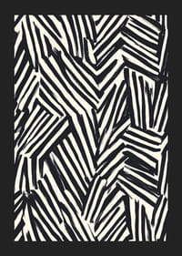 A dinamikus fekete-fehér vonalak vizuális energiát hoznak létre-5