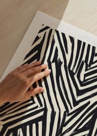 Des lignes dynamiques en noir et blanc créent une énergie visuelle-5