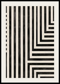 Dynamické línie v čiernej a bielej farbe vytvárajú hypnotickú symfóniu-2