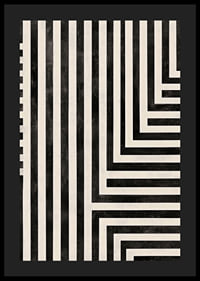 Dynamic lines in black and white create a hypnotic symphony-4