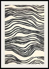 Soft black and white lines form a harmonious pattern-2
