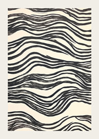 Soft black and white lines form a harmonious pattern-3