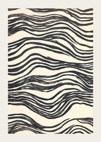 Des lignes douces en noir et blanc forment un motif harmonieux-3