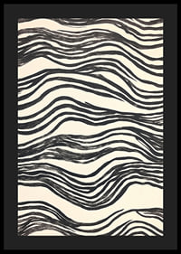 Soft black and white lines form a harmonious pattern-4