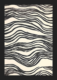 Soft black and white lines form a harmonious pattern-5