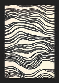 Des lignes douces en noir et blanc forment un motif harmonieux-5