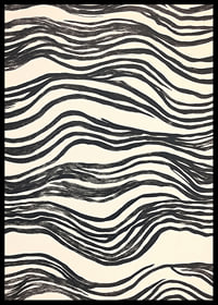Soft black and white lines form a harmonious pattern-6