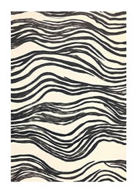 Soft black and white lines form a harmonious pattern-1