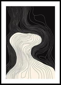 Lines flow in elegant curves, creating subtle movement and balance.-0