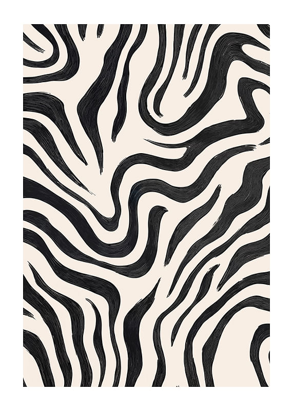 Plagát Zebra Zen