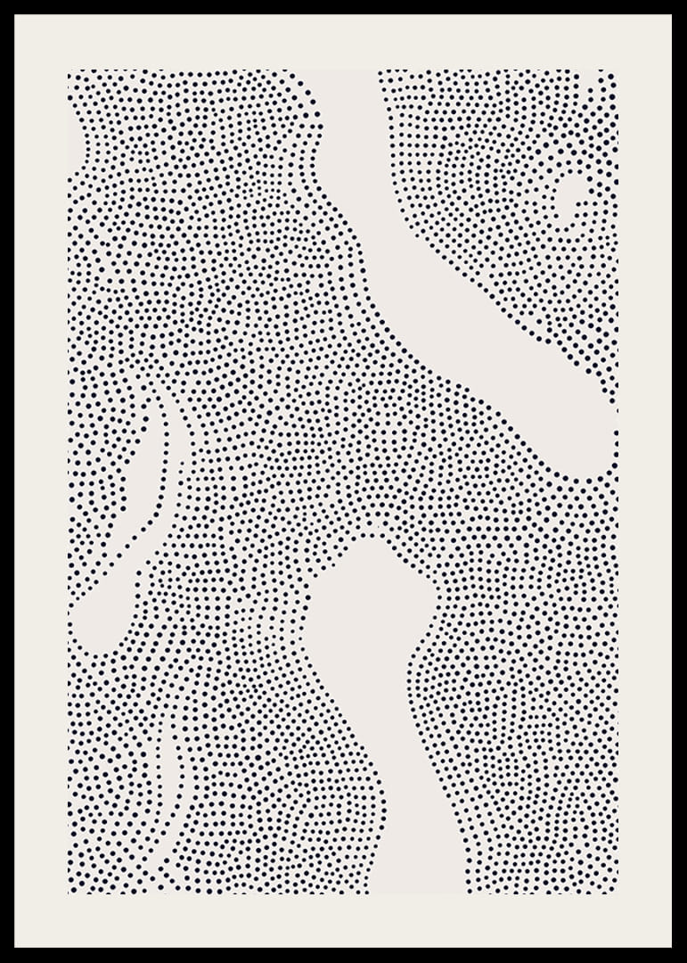 Mystiska former i svävande kontrast skapar lugn-12