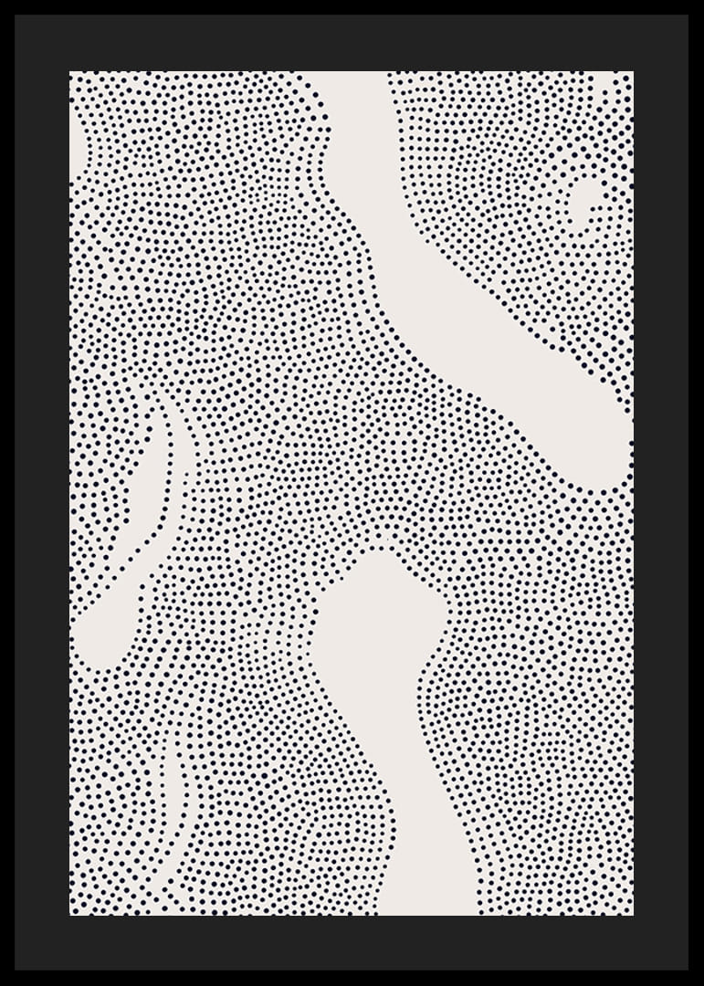 Mystiska former i svävande kontrast skapar lugn-12