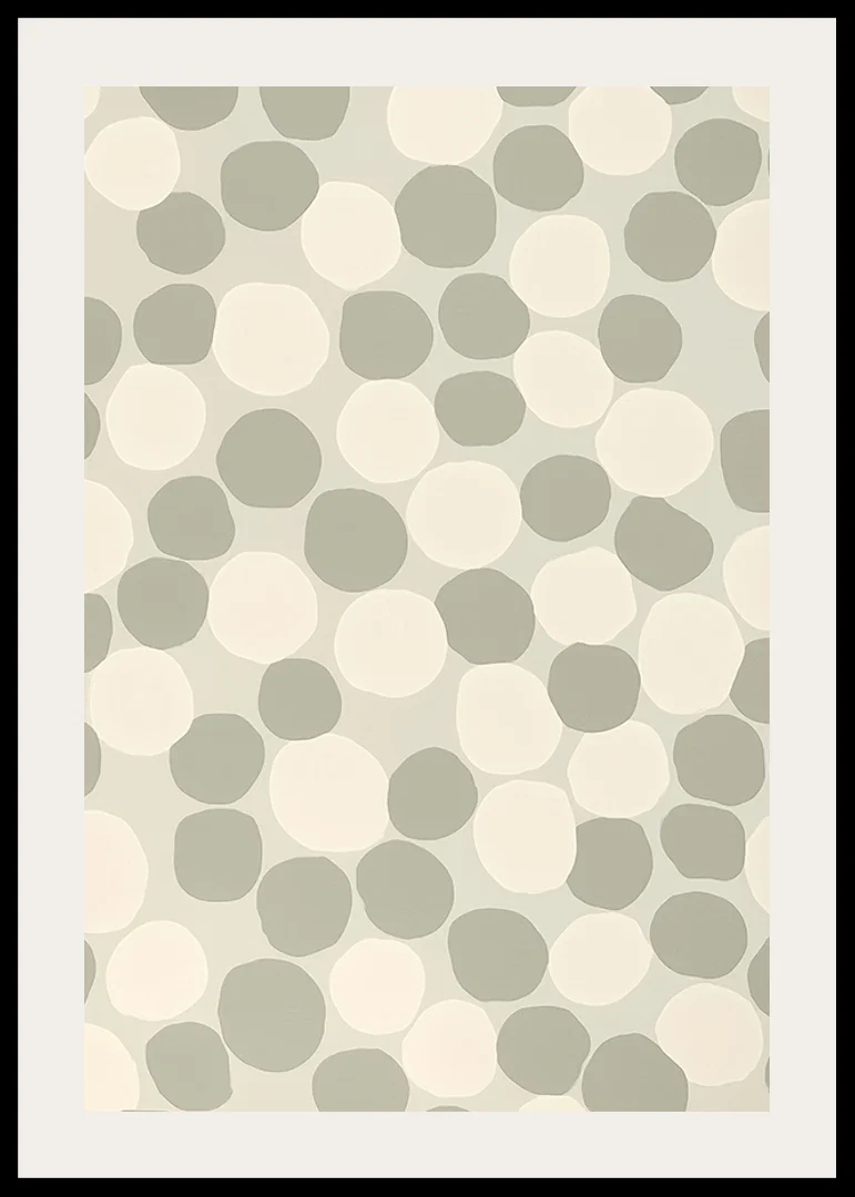 Soft circles in harmonious grayscale create a calm atmosphere-12
