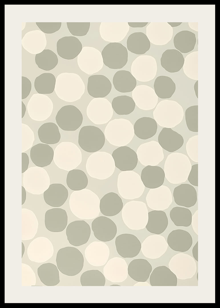 A harmonikus szürkeárnyalatos lágy körök nyugodt légkört teremtenek-12