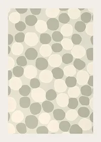Soft circles in harmonious grayscale create a calm atmosphere-3