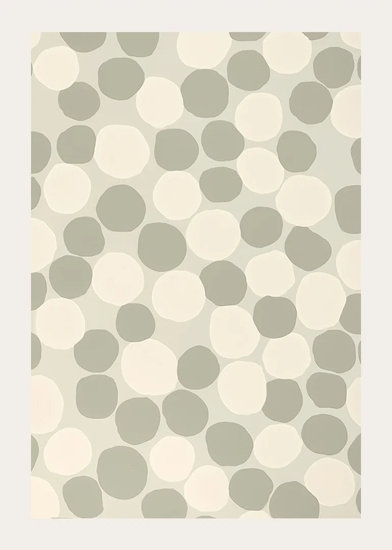 Soft circles in harmonious grayscale create a calm atmosphere-12