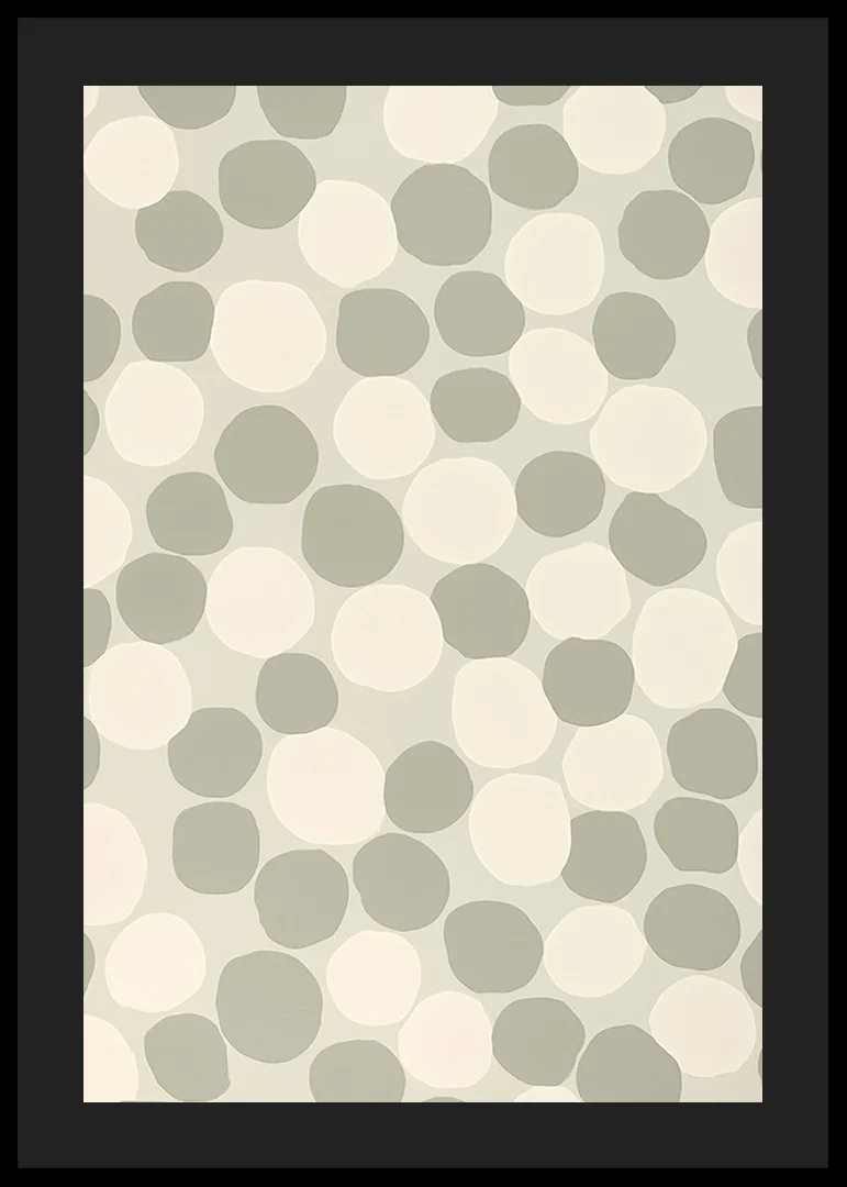 Soft circles in harmonious grayscale create a calm atmosphere-12