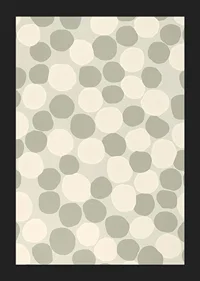 Soft circles in harmonious grayscale create a calm atmosphere-5
