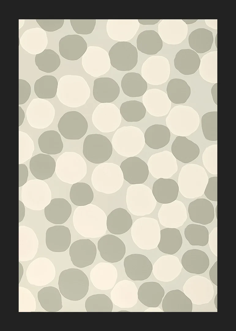 Soft circles in harmonious grayscale create a calm atmosphere-12