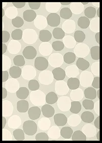 Soft circles in harmonious grayscale create a calm atmosphere-6