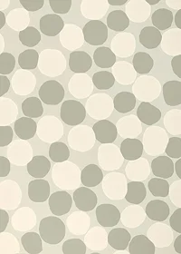 Soft circles in harmonious grayscale create a calm atmosphere-7