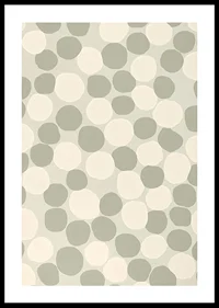 Soft circles in harmonious grayscale create a calm atmosphere-0
