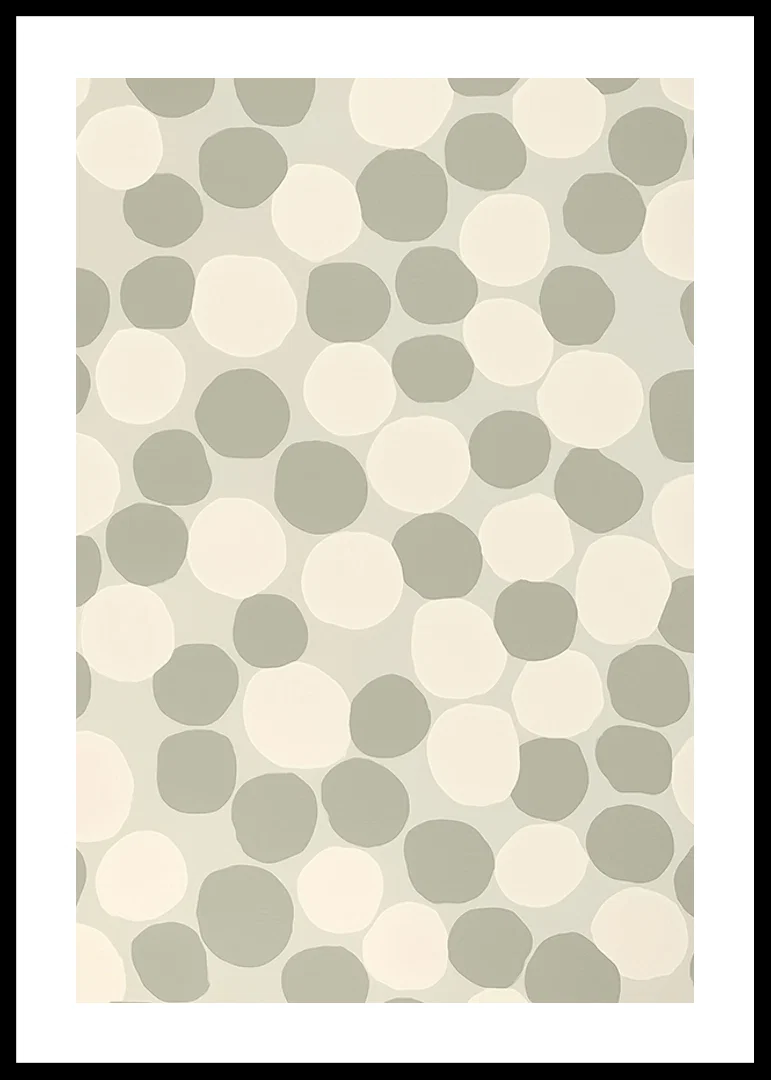 Soft circles in harmonious grayscale create a calm atmosphere-12