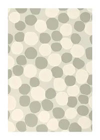 Soft circles in harmonious grayscale create a calm atmosphere-1
