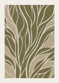 Fang sjelen med organiske former og beroligende farger i denne plakaten-3