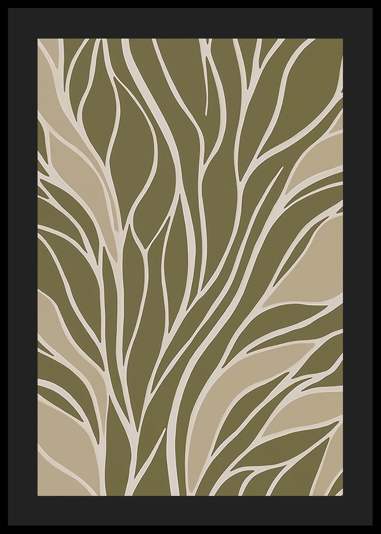 Fang sjelen med organiske former og beroligende farger i denne plakaten-12