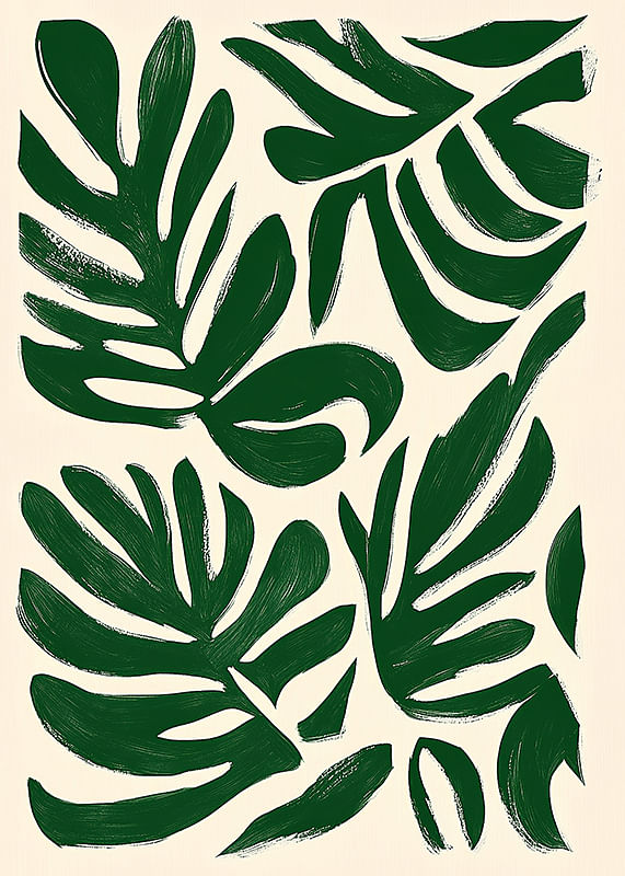 Poster Leafy Serenity