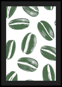 Green coffee beans in a harmonious pattern create tranquility-4