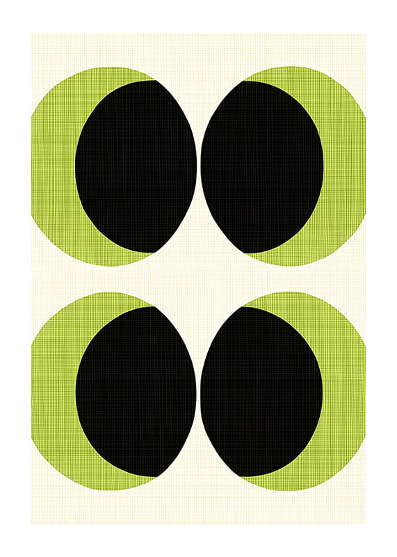 Poster Green Moonscape