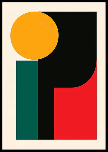 Póster Geometric Dawn