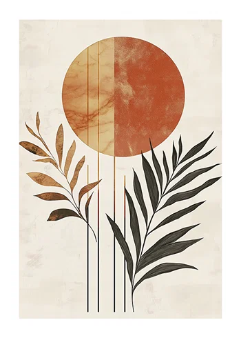 Poster Golden Leaves