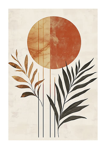 Poster Golden Leaves