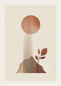 En avskalad design med jordtoner skapar en harmonisk atmosfär-3