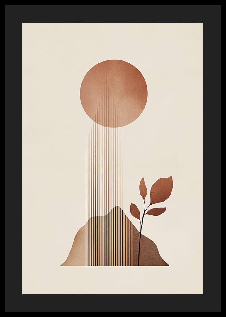 En avskalad design med jordtoner skapar en harmonisk atmosfär-12