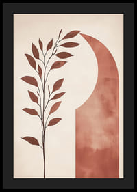 Stylish foliage meets a soft arch in a warm tone-4