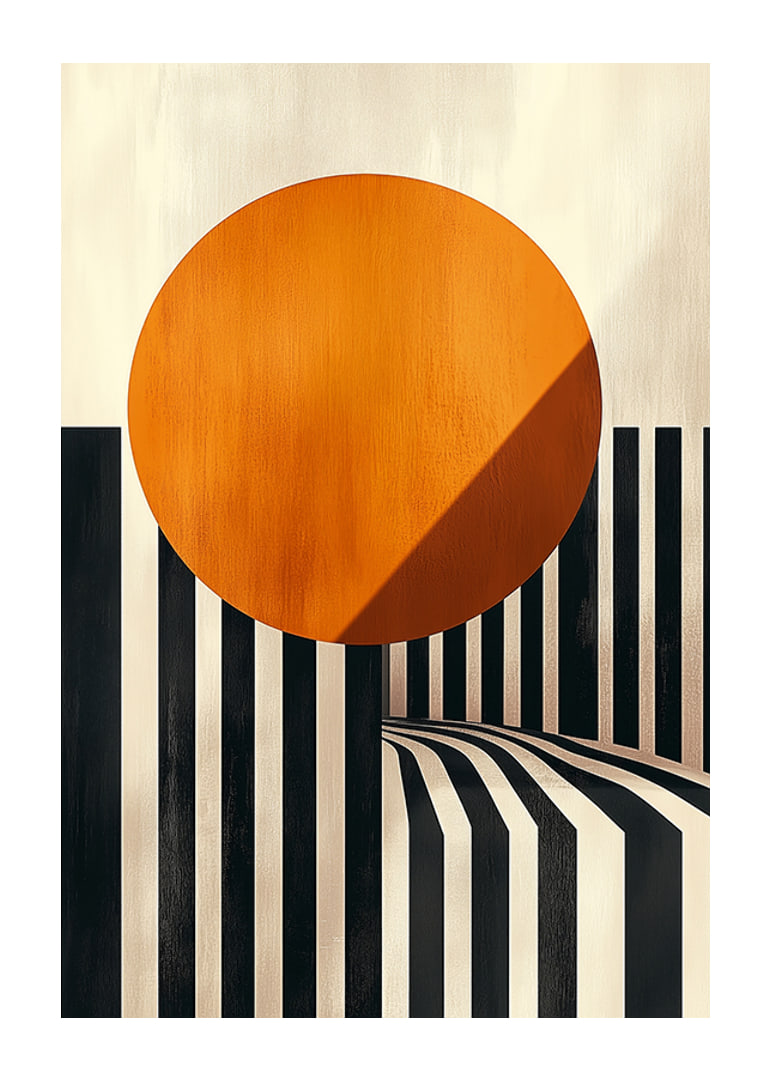 Contrasting lines merge with a radiant sun circle-12
