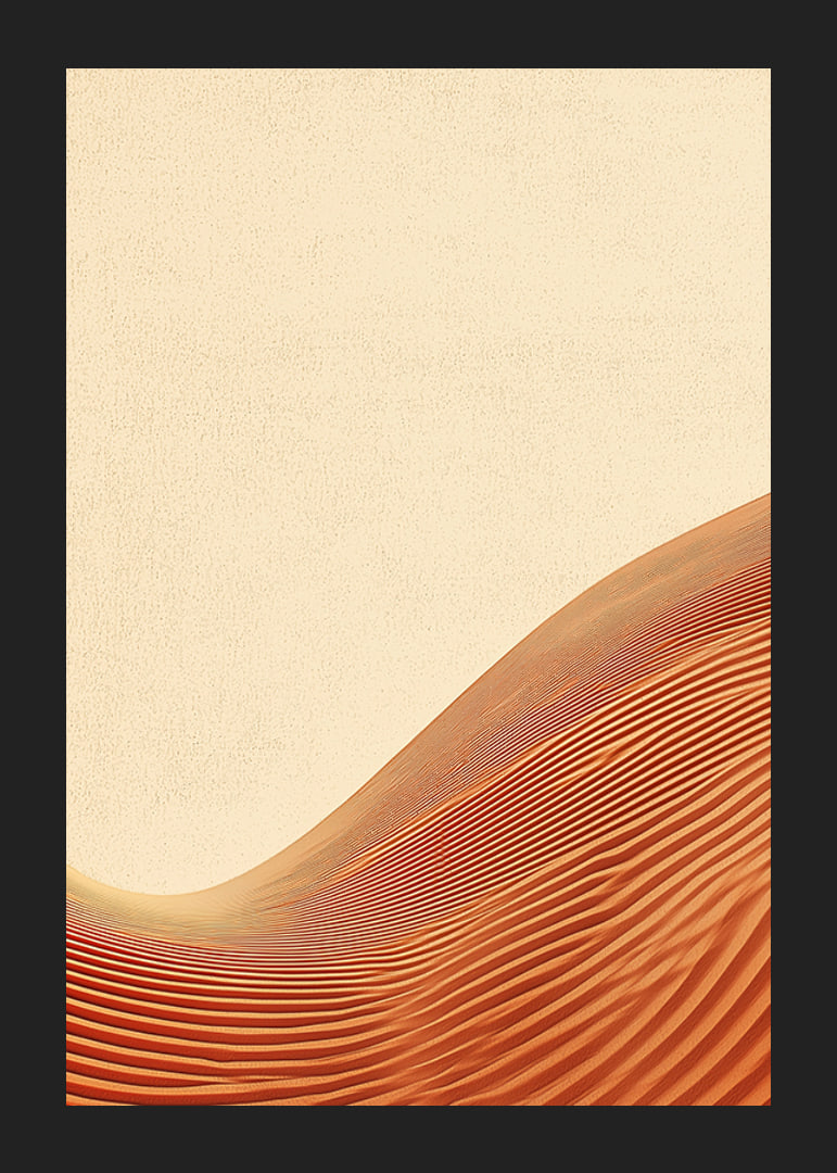 Soft sand waves create a harmonious and peaceful atmosphere-12