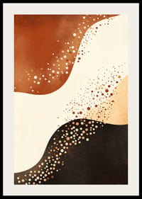 Mjuka färger i harmonisk abstraktion med ett lugnande djup-2