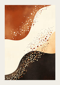 Mjuka färger i harmonisk abstraktion med ett lugnande djup-3