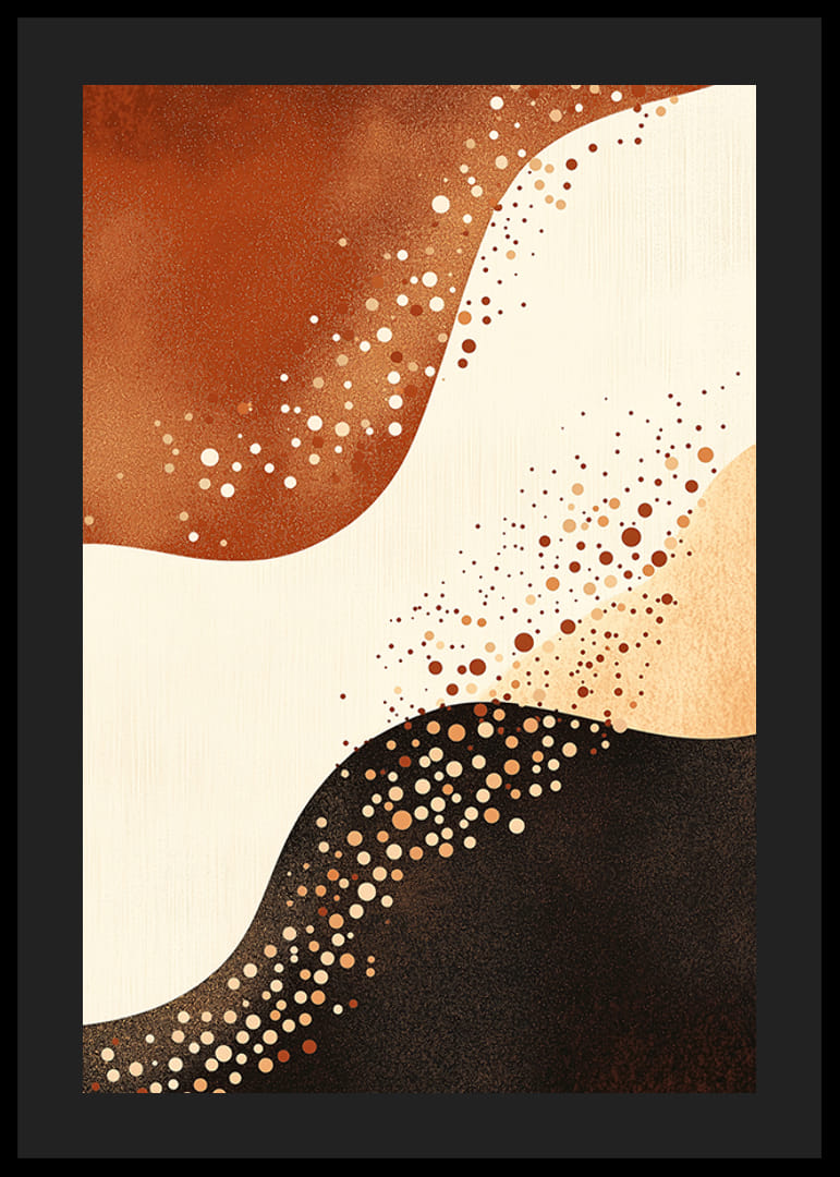 Mjuka färger i harmonisk abstraktion med ett lugnande djup-12