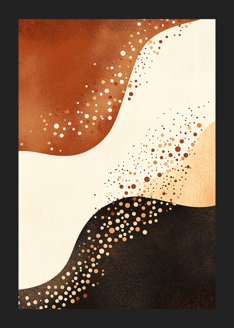 Mjuka färger i harmonisk abstraktion med ett lugnande djup-12