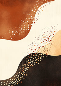 Mjuka färger i harmonisk abstraktion med ett lugnande djup-7